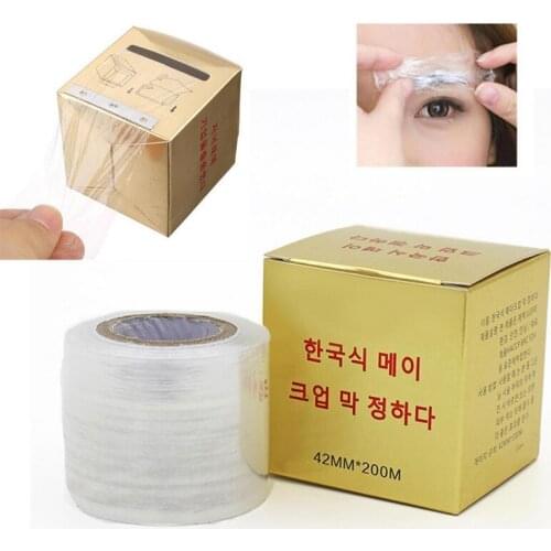 Shellhard 1 Box 42MM*200M Tattoo Film Plastic Wrap Cover Preservative Film Semipermanent Makeup Tattoo Accessories Eyebrow
