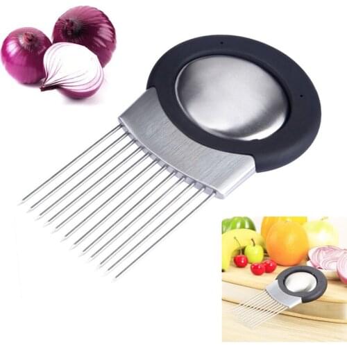 Onion Holder Slicer & Stainless Steel Soap Odor Remover