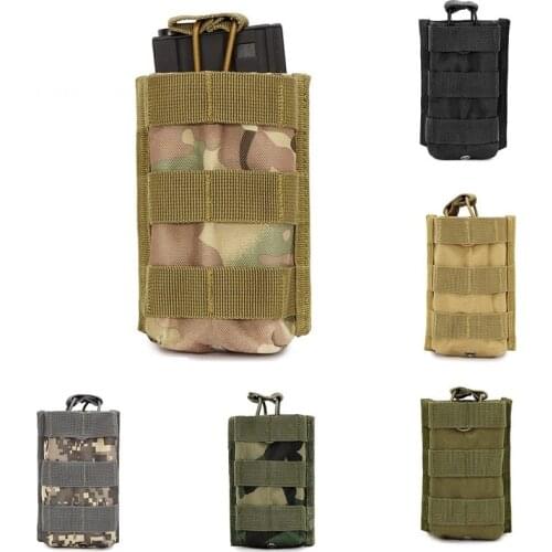 M4 Molle Pouch Magazine Pouches Outdoor Tactical Walkie Talkie Bag Molle Mag Waist Pocket Hunting Rifle Molle Working Tools Pack