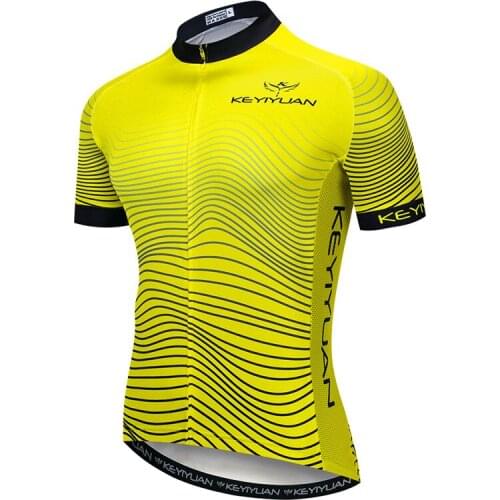 Keyiyuan Quick Dry Cycling Jersey 2019 Pro Team Bicycle Clothing Maillot Ciclismo Breathable MTB Bike Jersey Road Cycling Shirt