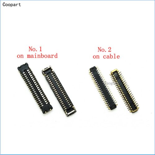 2pcs/lot Coopart New LCD display FPC Connector Port Plug on mainboard/cable for Huawei honor 9 lite V10 / enjoy play 7S 7X 40pin
