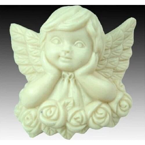 3d Angel Mould Craft Art Silicone 3D Soap Mold Craft Molds DIY Handmade Candle Molds S368