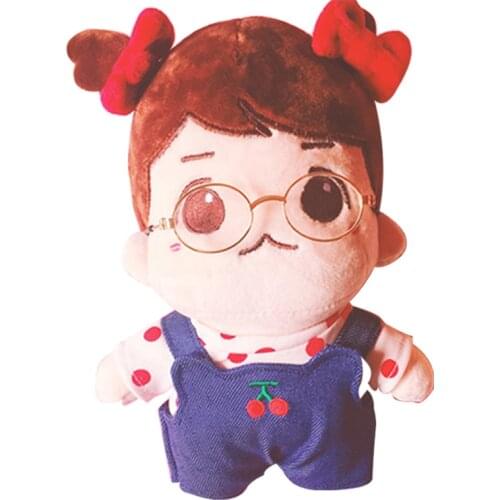 7.5cm got7 glasses gold edge decorative glasses spectacles eyeglass doll eyeglasses
