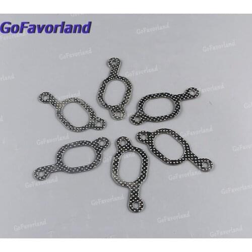 Car Accessories Set of 6 Exhaust Manifold Gaskets Elring 272395 For Volvo S80 XC90 1999 2000 2001 2002 2003 2004 2005
