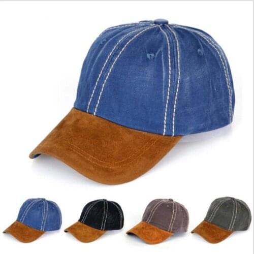 Seioum Fashion Baseball Cap Men Women Snapback Caps Casquette Bone Hats For Men Solid Casual Plain Flat Washed Blank Cotton Hat