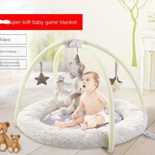 Baby Music Bear Game Blanket Baby Fabric Gymnastic Rack Crawl Pad Puzzle Play Tool Multi-Function Baby Game Play Mat