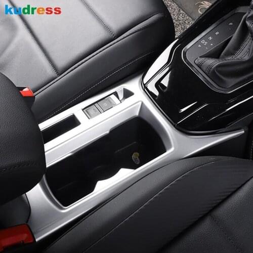For Volkswagen T-Roc 2017 2018 2019 Gear Shift Level Base Front Water Cup Holder Cap Stick Trim Car Auto Cover Accessories LHD