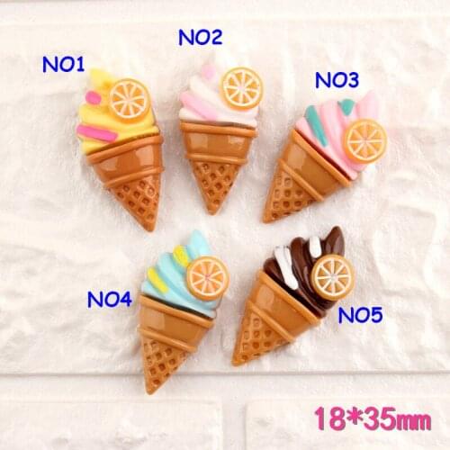 Fruit ice cream resin food play accessories DIY cream glue mobile phone shell material jewelry