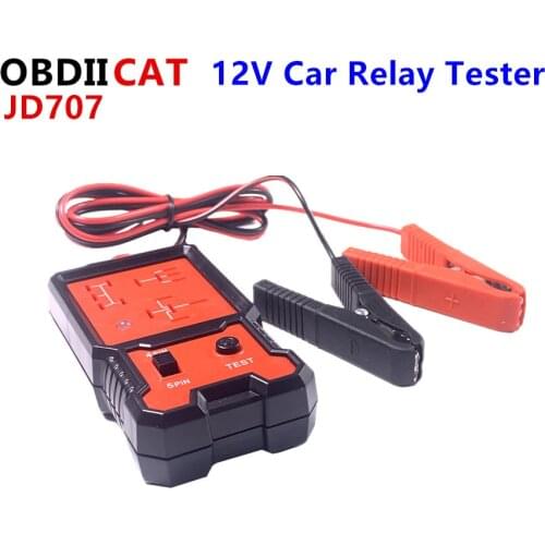 JD707 12V Universal Automotive Car Relay Tester LED Indicator Light Car Battery Checker Electronic Relay Tester Voltage Tester