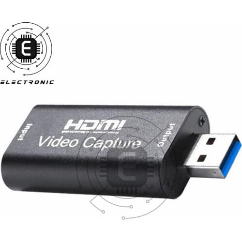 USB3.0 HDMI Video Capture Card With Metal Shell 1080P High Resolution Support Windows, Android and MacOS