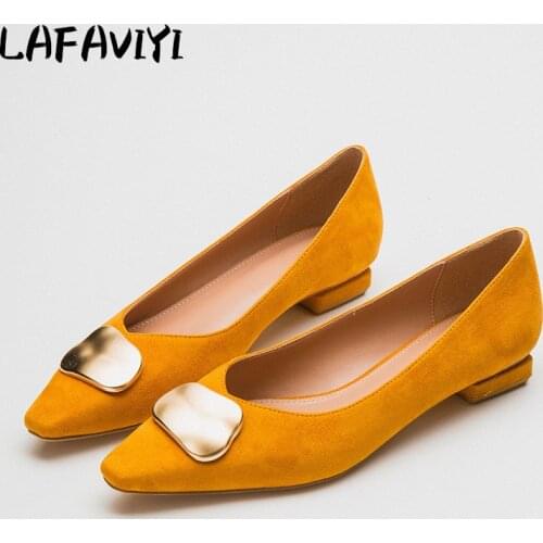 Mature Hot Sale Pumps Fashion Colorful Square Heel High Quality Sheepskin Pointed Toe Shoes Elegant Womens Pumps