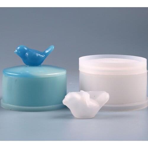 Little Bird Storage Box Silicone Mold for DIY Crystal Epoxy UV Gift Box Jewelry Tools Moulds