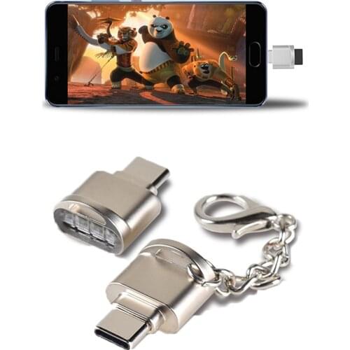 Metal Mini TYPE-C Card Reader USB-C TF Micro SD OTG Adapter Type-C Memory Card Reader For Samsung Macbook Huawei Dropshipping