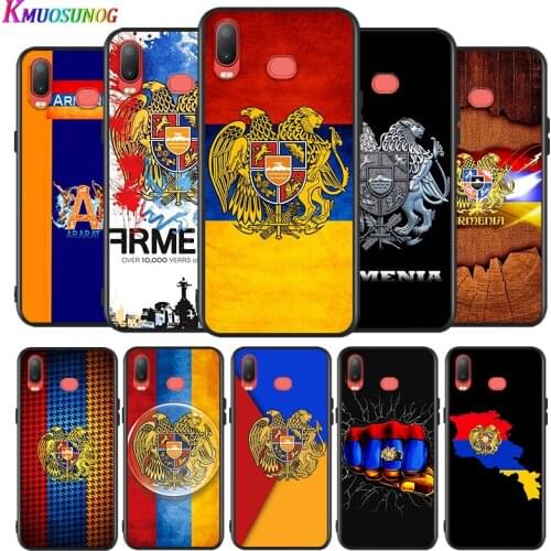 Armenia Armenians Flag for Samsung Galaxy A9 A8 Star A750 A7 A6 A5 A3 Plus 2018 2017 2016 Silicone Black Phone Case Soft Cover