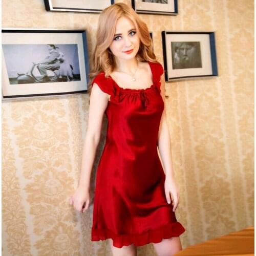 2022 New summer style Nightgown Nightdress pijama Ladies Sleepwear Women nightwear AZ434