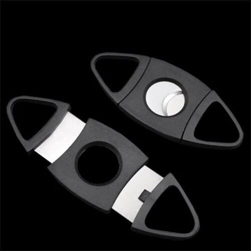 Cigar Cutter New Stainless Steel Metal Classic Cutter Guillotine Cigar Scissors Gift For Cigar Cutting Silver