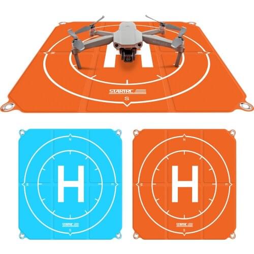 STARTRC Drone Landing Pad 50cm(19”) Collapsible Blue Orange Double-Sided Landing Pads For DJI Mavic Mini 2 / Mavic Air 2