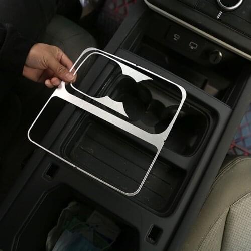 Silver Aluminum Alloy,Central Water Cup Holder Cover,Coaster Anti-scratch Sequin,for Land Rover Defender 110 2020,Car Accessory