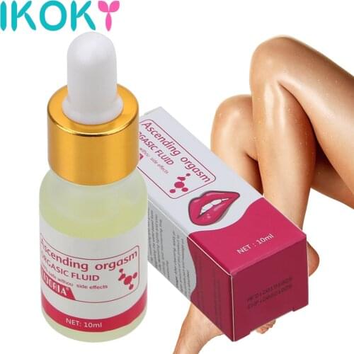 IKOKY 10mL Climax Spray Female Libido Gel Intense Orgasmic Gel Sex Drops Exciter for Women Sex Lubricants