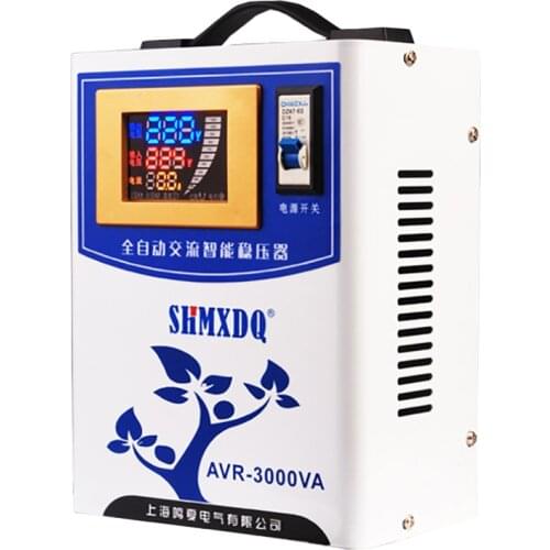 3KVa Voltage Stabilizer Input 90v-260v/Output 220v Voltage Regulator For Refrigerator Air Conditioner Power Supply AVR-3000VA