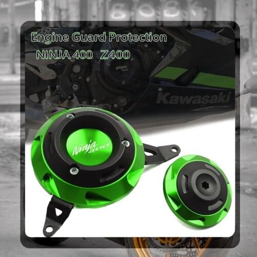 For KAWASAKI NINJA 400 NINJA400 Z400 2018 2019 2020 Motorcycle Engine Crash Guard Stator Cover Slider Protector