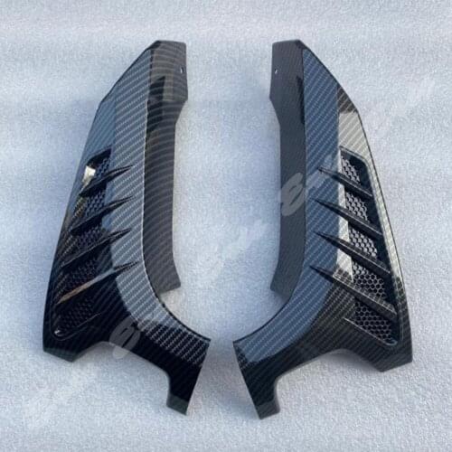 1PC Carbon Fiber Printed ABS Plastic Front Turn Light Signal Trim Cover For YAMAHA NMAX155 2020