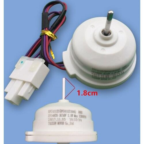 100% new for good working High-quality for Refrigerator motor freezer motor RFC41122(RFC41121104A) 1914835 DC10V 2.5W