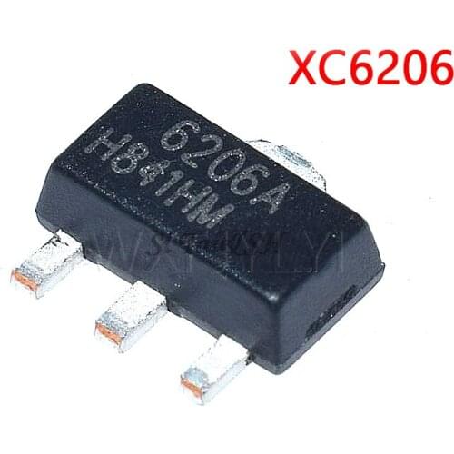 100pcs/lot XC6206P332MR XC6206P332 XC6206 (662K) 3.3V/0.5A SOT-23