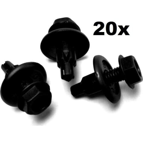 20x OEM Fastener Push-Type Splash Shield Retainer Clip For Honda Accord/CR-V/Civic / Integra #91516-SK7-013