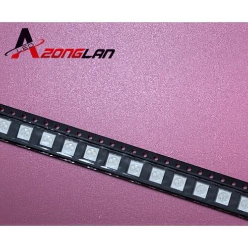 50PCS led diode 5050 blue smd/smt plcc-6 3-chips ultra bright light-emitting high quality diodes 460-470NM 5.0*5.0MM BLUE 5050