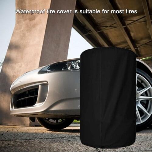 73x110cm Spare Tire Cover Case Vehicle Wheel Protector 600D Oxford Cloth Car Tire Storage Bags Auto Tyre Accessories