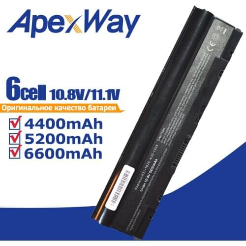 ApexWay 11.1V 4400mAh Laptop Battery for Asus Eee PC A31-1025 A32-1025 1025C 1025C 1225 1025 EPC 1225B 1225C R052 R052C R052CE