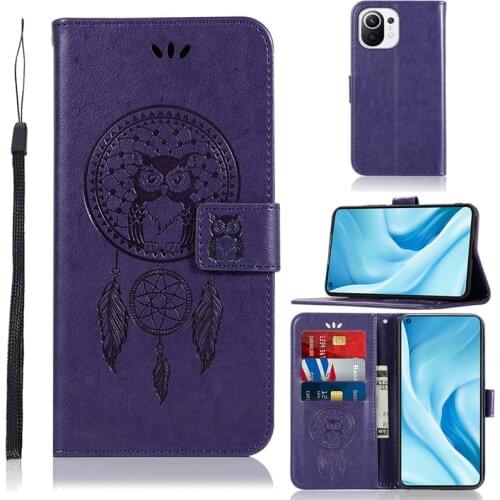 For Xiaomi Mi 11 Lite 5G Case Cover Flip Wallet Leather KickStand Shockproof TPU Bumper Phone Cover For Xiaomi Mi 11 Lite Case