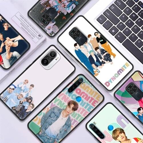 Dynamite Kpop Boys Phone Case for Redmi Note 8 8T 9T 9 7 Pro 9A 8A 7A Note 10 Pro MAX K40 Pro Plus Silicone Soft TPU Cover