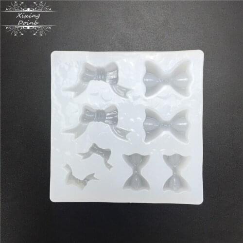 DIY resin Candy Mold bow shape mold chocolate candy tool bow cake decoration baking tool