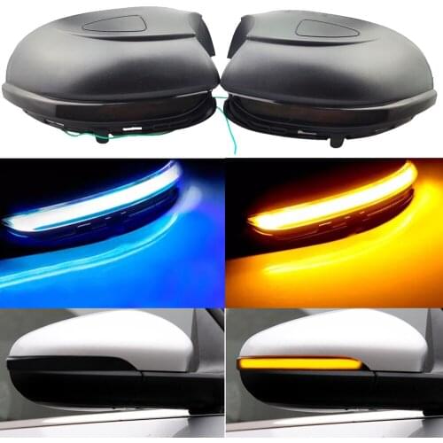 For Volkswagen For VW GOLF 6 MK6 GTI R32 08-14 Touran 1T 1T3 LED Side Wing Dynamic Turn Signal Light Rearview Mirror Indicator