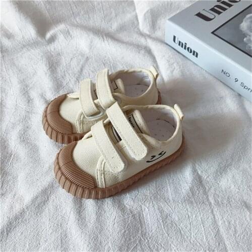 Toddler Infant Sports Shoes 1-8 Years Children Canvas Shoes Autumn Baby Girls Boys Casual Shoes Soft Sole Running Shoes 21-32