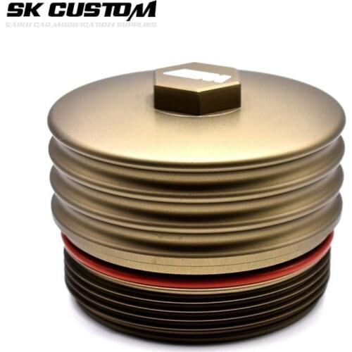 BMW N20 N26 N52 N54 N55 B48 B58 oil filter shell forged aluminum alloy cover