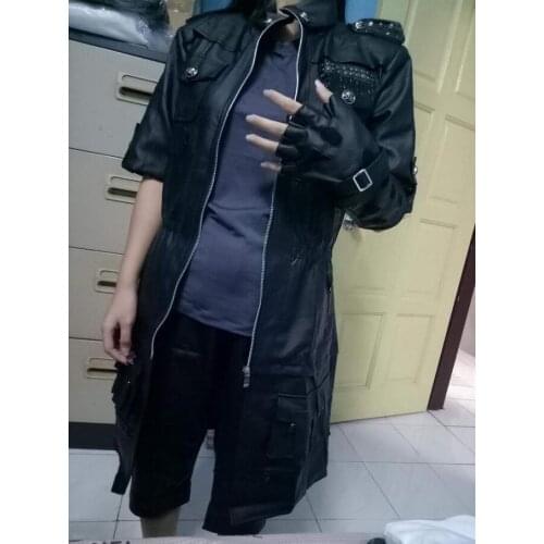 Anime Final Fantasy XV FF15 Noctis Lucis Caelum Noct Cosplay Costume Jacket Coat Outfit Men and Women Halloween Carnival Dress