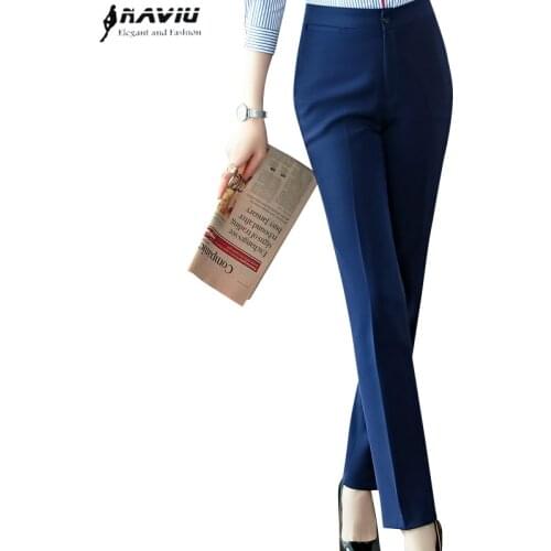 Женские зауженные брюки NAVIU Elegant and Fashion China At AliExpress