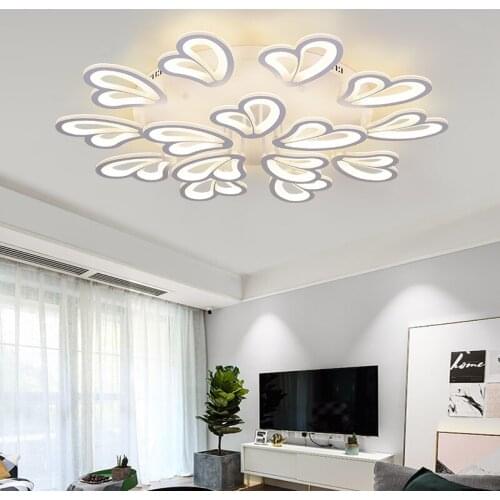 New ceiling lamp hall headlights home lamp living room led bedroom modern ceiling lights rgb dimmable led ceiling light 110-240V