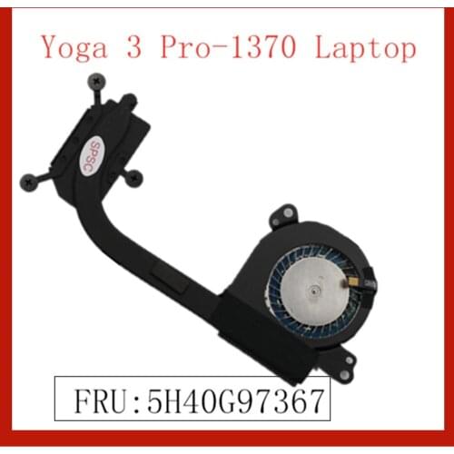 For Lenovo Thinkpad Yoga 3 Pro-1370 CPU Cooling Fan Heatsink Assembly Radiator Cooler FRU 5H40G97367