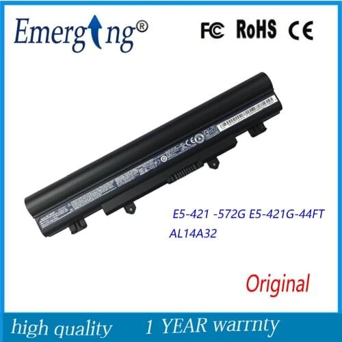 11.1V 56wh Original New Laptop Battery AL14A32 for Acer E5 E5-471 E5-421G-44FT E14 E5-572G 471G 421 571G 411
