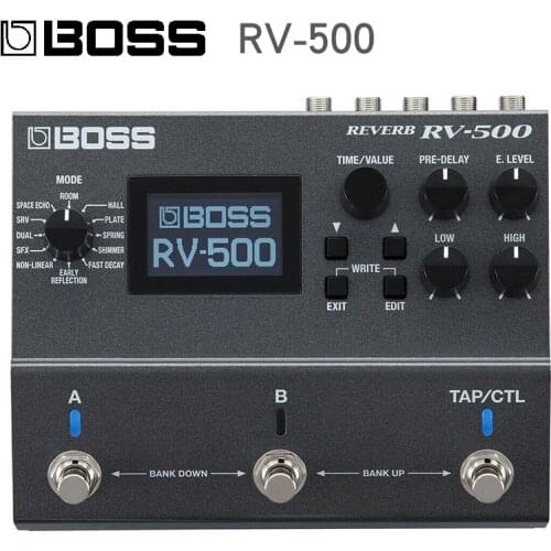 BOSS RV-500 Reverb Effects Pedals Modulation reverb effector interstellar reverberation electric acoustic guitar bass pedal