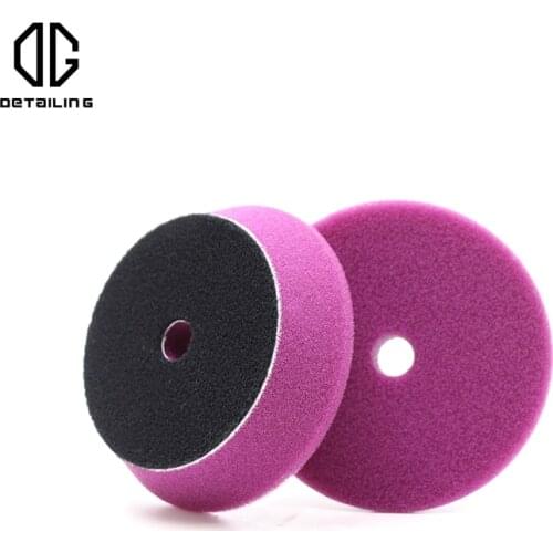 DETAILING Car Care Buffing Pad 3 inch Purple Foam Polishing Pad for Light Cut