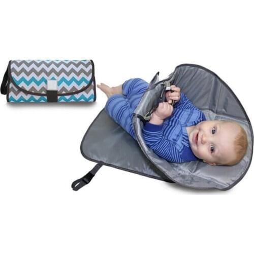 Portable Clean Hands Changing Pad 3-in-1 Diaper Clutch Changing Station Soft Travel Mat New Hot