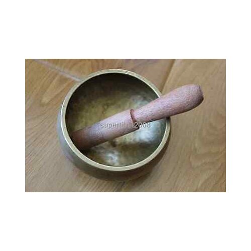 Tibetan Copper 8cm Singing Bowl Yoga Healing Music Bowl Free Shipping S151