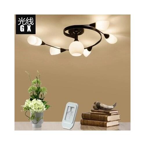 American style simple modern ceiling lamp, creative , glass , Nordic garden lamp