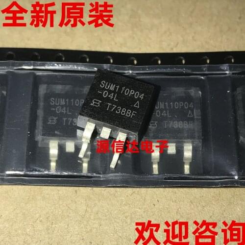 5PCS Real picture shooting of newly imported SUM110P04-04L 110A 40V TO-263 P field FET
