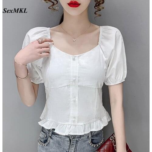 Блузки на пуговицах SexMKL China At AliExpress